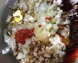 鰹のビビンバ風丼作り方5写真