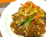 鰹のビビンバ風丼作り方8写真