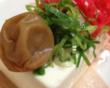 冷奴★簡単★紅生姜、梅干し★豆腐★作り方1写真