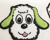 誕生日に!キャラチョコ わんわんうーたん作り方4写真