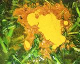 旬野菜！空芯菜と茹で鶏のヘルシーカレー作り方4写真