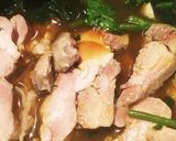 旬野菜！空芯菜と茹で鶏のヘルシーカレー作り方5写真