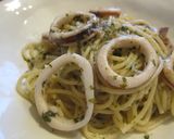 イカとしそのジェノベーゼ風パスタ作り方7写真