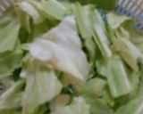塩辛☆キャベツ☆沢庵☆桜えび☆パスタ♥作り方1写真