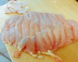 鶏むね肉とにんじんの甘辛炒め作り方1写真