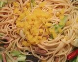 塩辛☆キャベツ☆沢庵☆桜えび☆パスタ♥作り方9写真