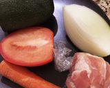 余った餃子の皮と野菜の残り物のキッシュ作り方2写真