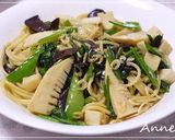 ☆桜えびと筍の春野菜パスタ☆作り方5写真