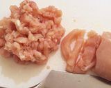 鶏むね肉のフワフワ甘酢団子作り方3写真
