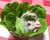 ダイエット☆こんにゃくそうめんサラダ菜作り方6写真