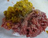 カレー風味✿丸ごとズッキーニの肉詰め✿作り方8写真