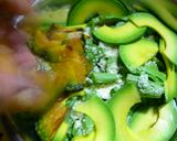 生ほうれん草とｶﾘｶﾘかぼちゃサラダ作り方3写真