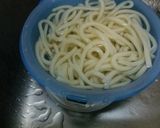 【簡単】ツナトマ冷やしぶっかけうどん作り方1写真