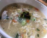 和食にオリーブオイル!ふりかけ雑炊♪作り方3写真