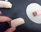 簡単★おやつ【餃子ミニドッグ】♪作り方5写真