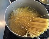 下茹で無し！いんげんとツナのクリームスパ作り方2写真