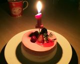 ローカーボ＊ベリーとレモンのムースケーキ作り方9写真