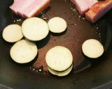 トマトとナスのベーコンパスタ作り方3写真