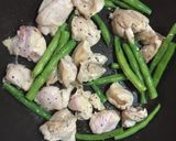 鶏肉とインゲンのシンプル炒め作り方5写真