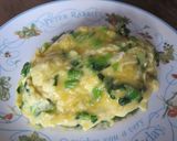 失敗ナシ！小松菜オムレツ　カレー風味作り方6写真