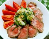 冷やおろしうどんwithローストビーフ♪作り方6写真