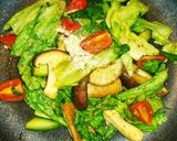 ☆夏 野菜の和風だし(にぼし粉)炒め作り方3写真