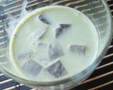アイス☆抹茶ラテ♪~黒ゴマ寒と一緒に♪~作り方6写真