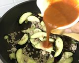 岩下の新生姜+丸越チゲ鍋素で麻婆茄子作り方5写真