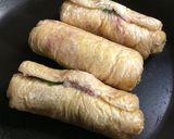 油揚げと大葉の☆ロールつくね☆作り方7写真