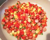 スパイスきいたカレーチャーハン作り方5写真
