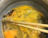 ゴーヤの佃煮を入れた卵焼き作り方2写真