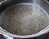 おやつランチ♪米粒麦と小豆缶deぜんざい作り方2写真