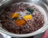 おやつランチ♪米粒麦と小豆缶deぜんざい作り方6写真