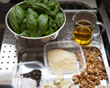 ベランダ菜園で食べ放題 バジルソース作り方1写真