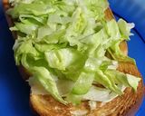 売れる！レタス納豆目玉焼きトースト！作り方6写真