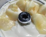 旬の桃を使ってニ層のレアーチーズケーキ作り方5写真