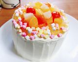 カラーマシュマロケーキ作り方6写真