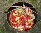 【簡単キャンプ飯】ポークビーンズ作り方3写真