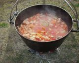 【簡単キャンプ飯】ポークビーンズ作り方4写真