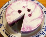 三層のブルーベリーレアチーズケーキ作り方14写真