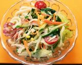 野菜たっぷり！混ぜ混ぜサラダうどん☆作り方3写真