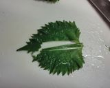 簡単おつまみ！梅シソ蒲鉾作り方1写真