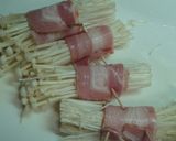 おつまみの定番！和風味のエノキベーコン作り方4写真