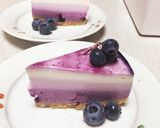 三層のブルーベリーレアチーズケーキ作り方16写真