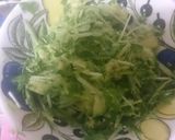水菜＋アボカド＋海老のサラダ作り方4写真