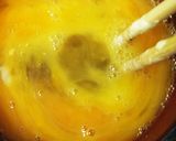 ひじきとおあげの2色卵焼き作り方1写真