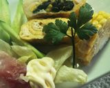ひじきとおあげの2色卵焼き作り方4写真