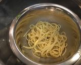 桃と生ハムの冷製パスタ作り方6写真