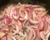 豚肉の赤玉ねぎソースがけ作り方2写真