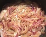 豚肉の赤玉ねぎソースがけ作り方4写真